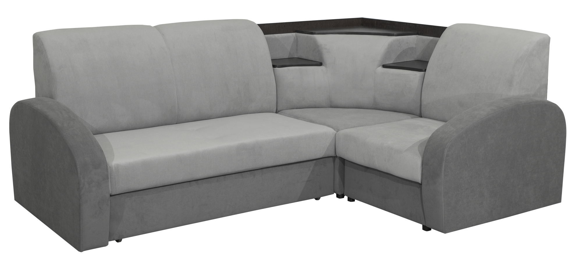 Диван угловой Лотос УД3 Тк.CF 016-17 + CF 016-18 0 кат Евромебель