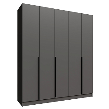 Шкаф Мадрид (2,0) без зеркала графит серый