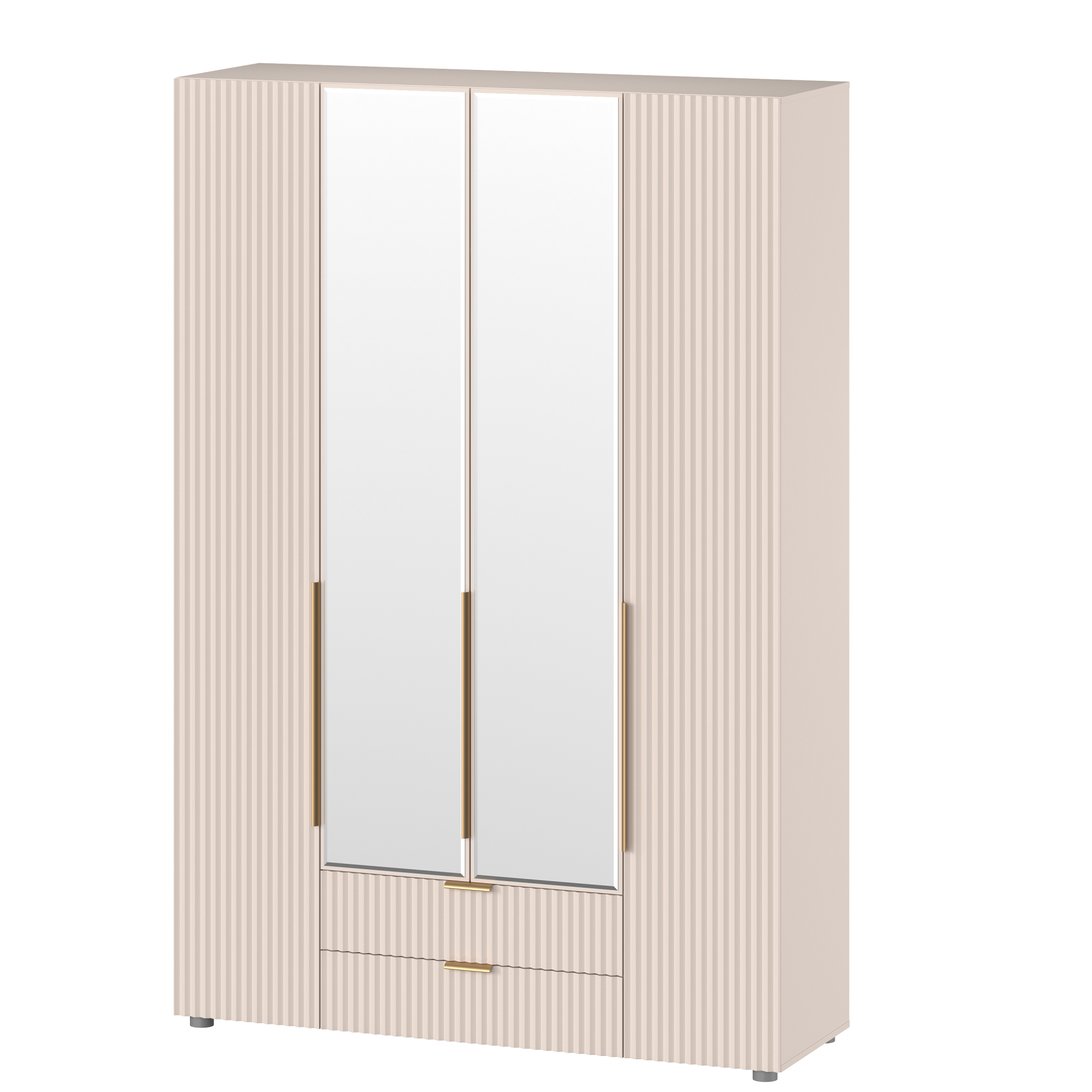 Палермо Фасад 08/02/01 Шкаф 4х дв с зерк матте05