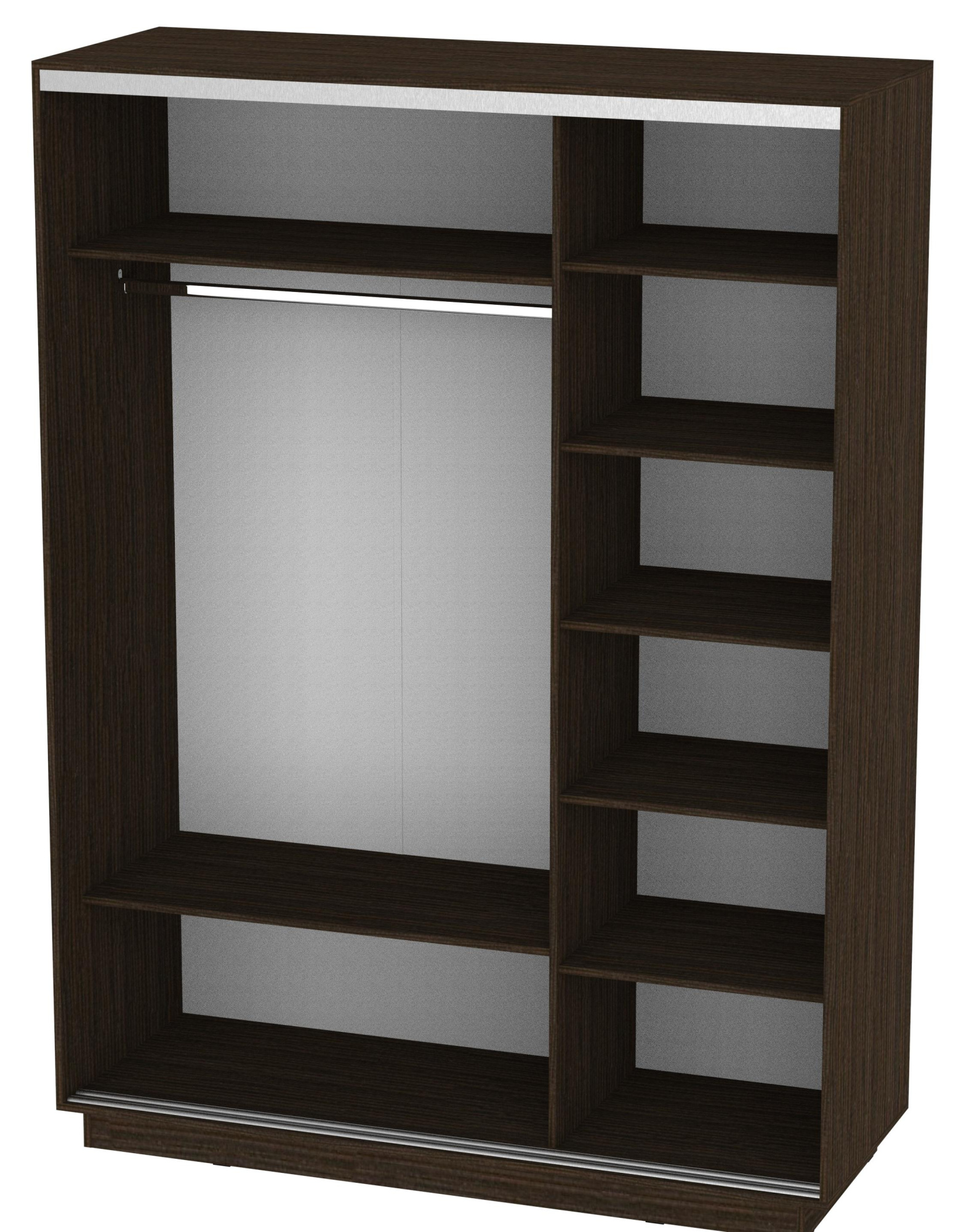 Корпус шкафа ТАНДЕМ 1616х2200х600 венге