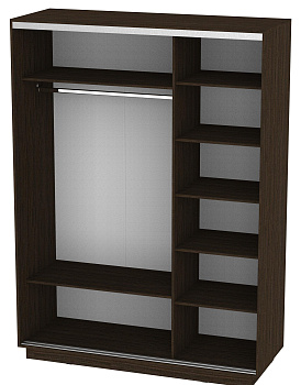 Корпус шкафа ТАНДЕМ 1616х2200х600 венге
