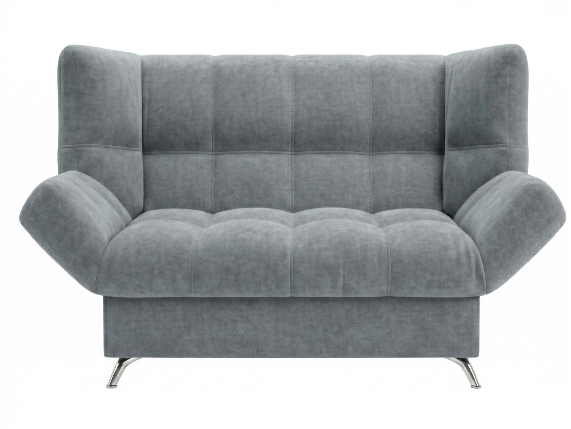 Диван Клик-кляк 8 ДК прямой Тк.Зодиак 994 св.серый 1 кат Апогей