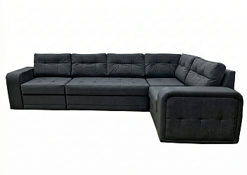 Диван угловой Женева-5 Тк.Crach NB 22 4 кат ЭКО
