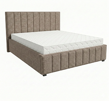 Кровать Кордова-1 1,6*2,0 с П.М. Тк. Vinuela 03 Antelope UNIQ 5 кат  Апогей