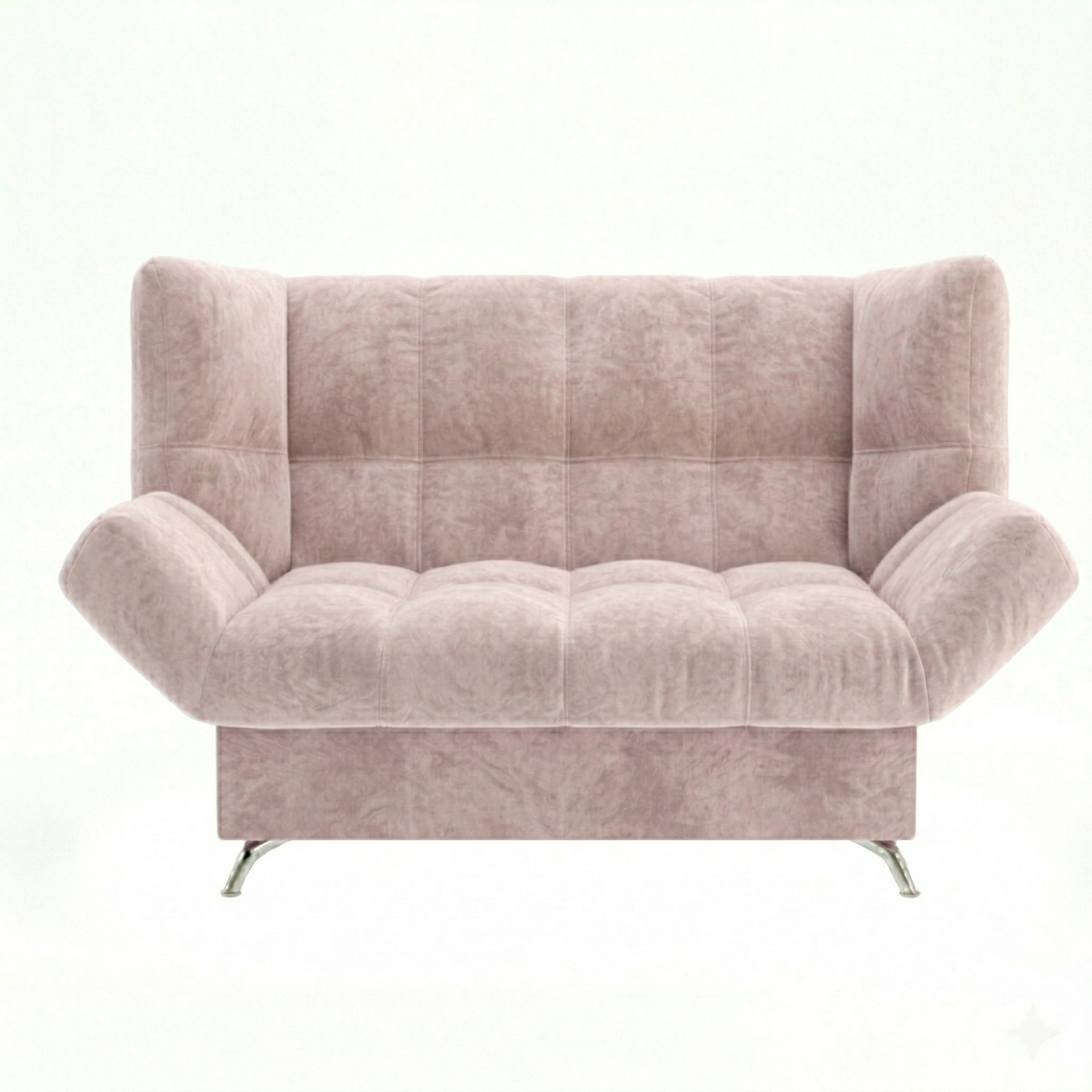 Диван Клик-кляк 8 ДК прямой Тк.Candy 02 (КН) пудровый 2 кат Апогей