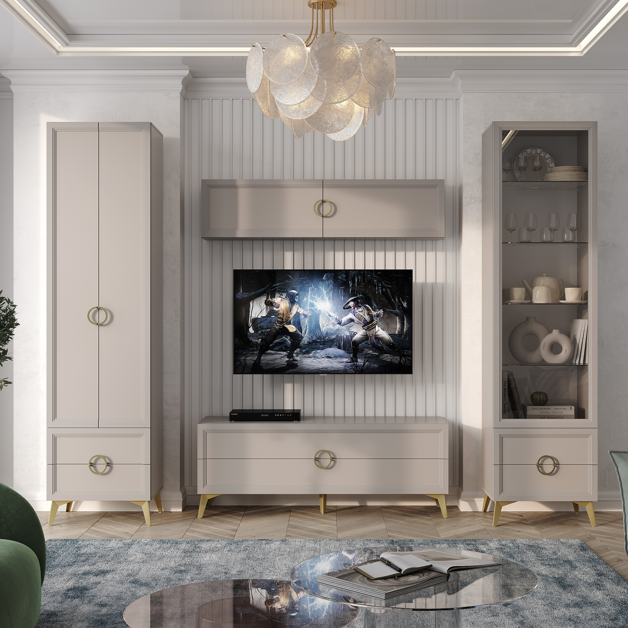 Тумба под ТВ "Эстетика" ТБ-07 Кашемир