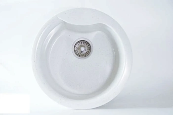 Кухонная мойка S-1 (белоснежный) глянец