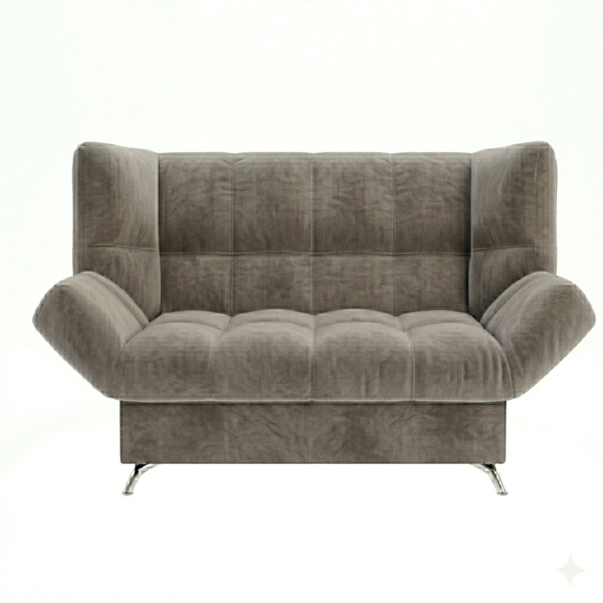 Диван Клик-кляк 8 ДК прямой Тк.Боска VL-1912-04 (какао) 1 кат Апогей