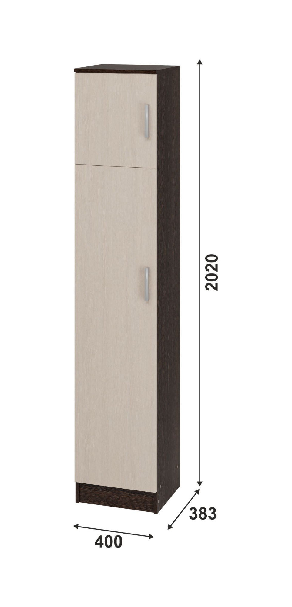 Тива Пенал ПН 204 400х2020х376 (ВЕНГЕ-ДУБ БЕЛФОРД)