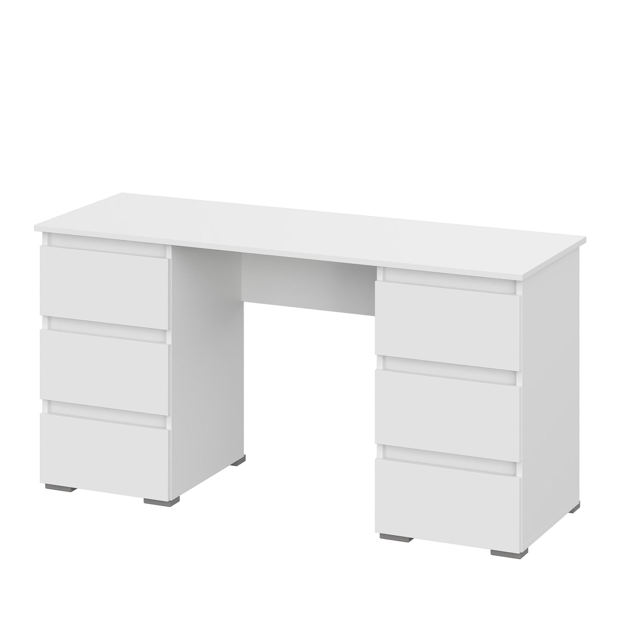 Люмо Стол с ящиками ПС 02 1420х730х500 (БЕЛ/БЕЛ)