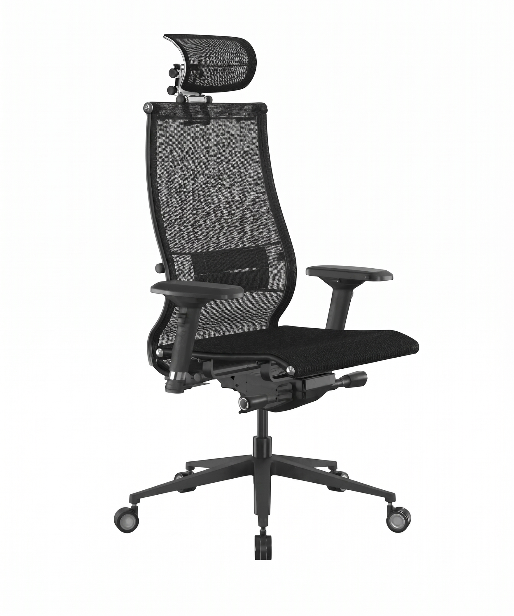 Кресло SAMURAI L2-9D - Mesh(TS) /Kb00/Nb00/D04P/H13mM-3D(MSS3.2Pl/M26.B11.G24.W04) (Черный)