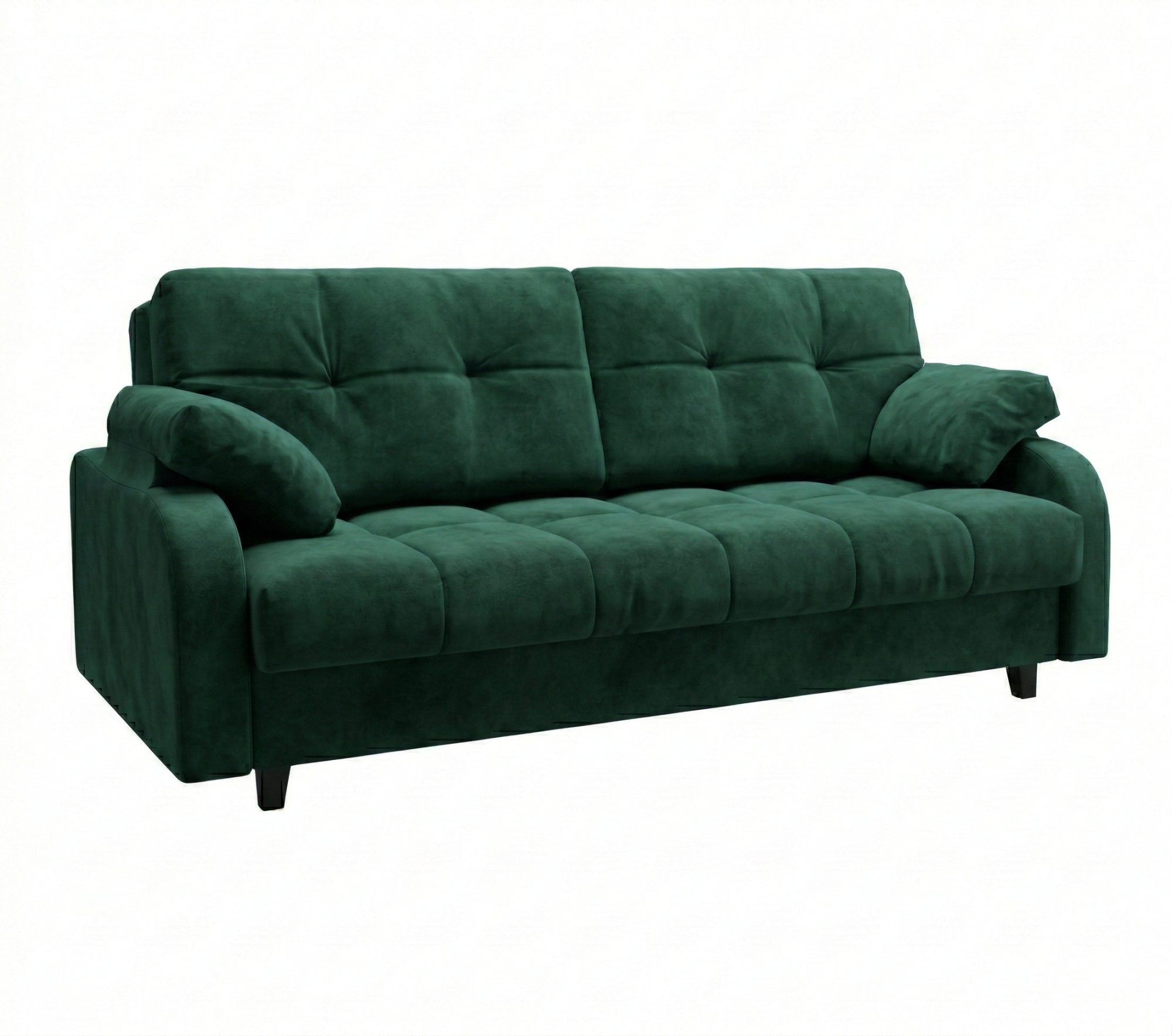 Диван Финка-4.1 ДК прямой Тк.SELFIE Dusty green 2 кат Апогей