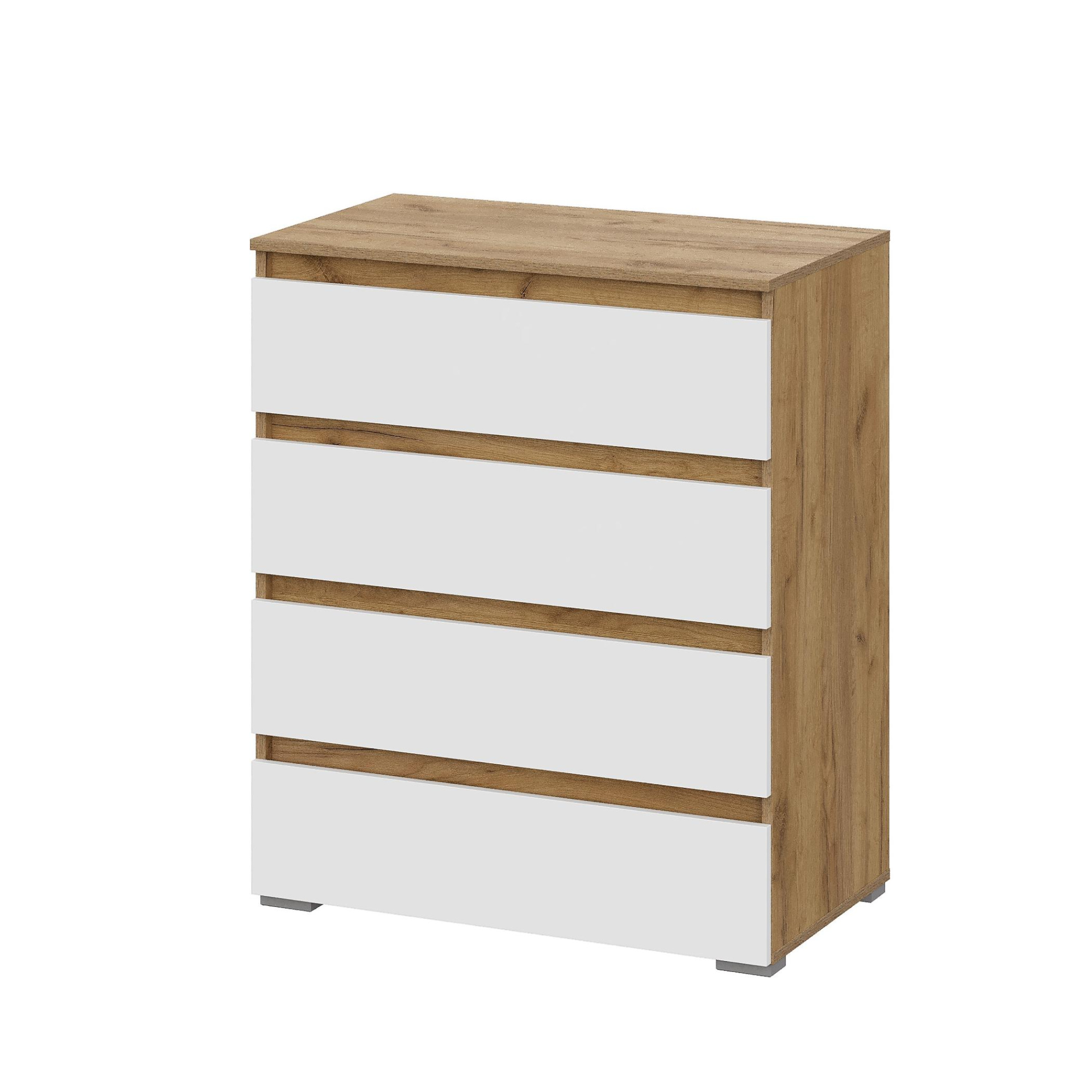 Люмо Комод КМ 02 802х958х460 (ДУБ КРАФТ ЗОЛОТО/БЕЛ)