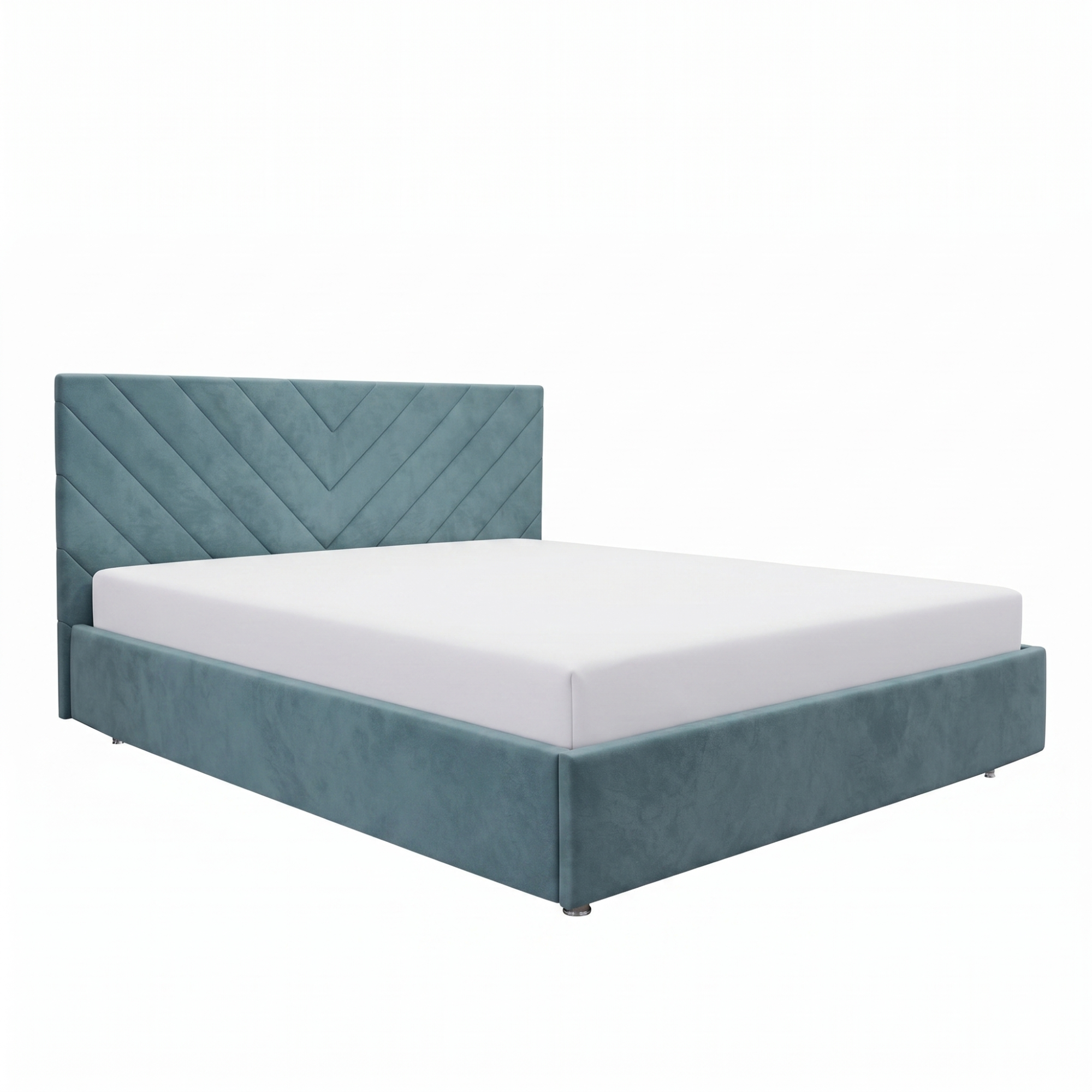 Кровать Жардин SMART (Релакс) (160*200, с ПМ (Модус 17)) голубой