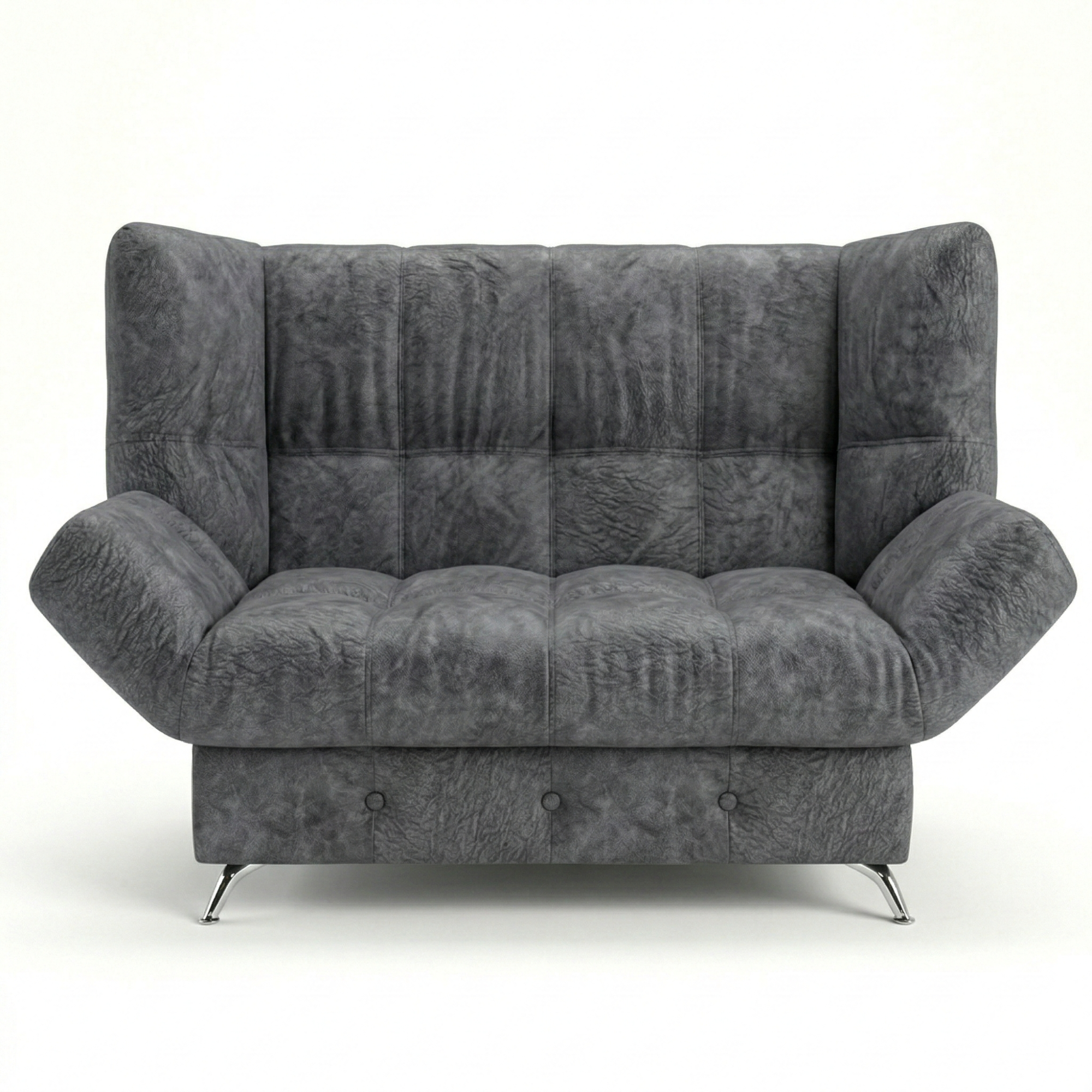 Диван Клик-кляк 8 ДК прямой Тк.Эми VL-1707-09 темно-серый 2 кат Апогей