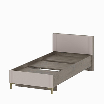 Модульная система "Одетта" Кровать (0,9х2,0) (КР2) (Меланж/Дуб Эндгрейн)