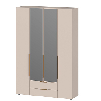 Хилтон Фасад 08/01/01 Шкаф 4х дв  с зеркалом