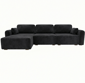 Диван угловой Скай-2 ДКУ-О Тк.Monaco 07 Grafit 1 кат Апогей