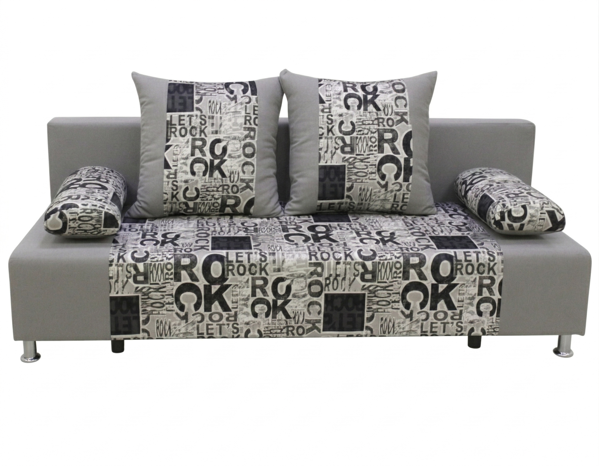 Диван Мадрид рок грей + ЦФ016-18 1 кат Евромебель