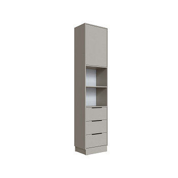 Шкаф Мадрид торцевой (0,35) с 3 ящ. кашемир