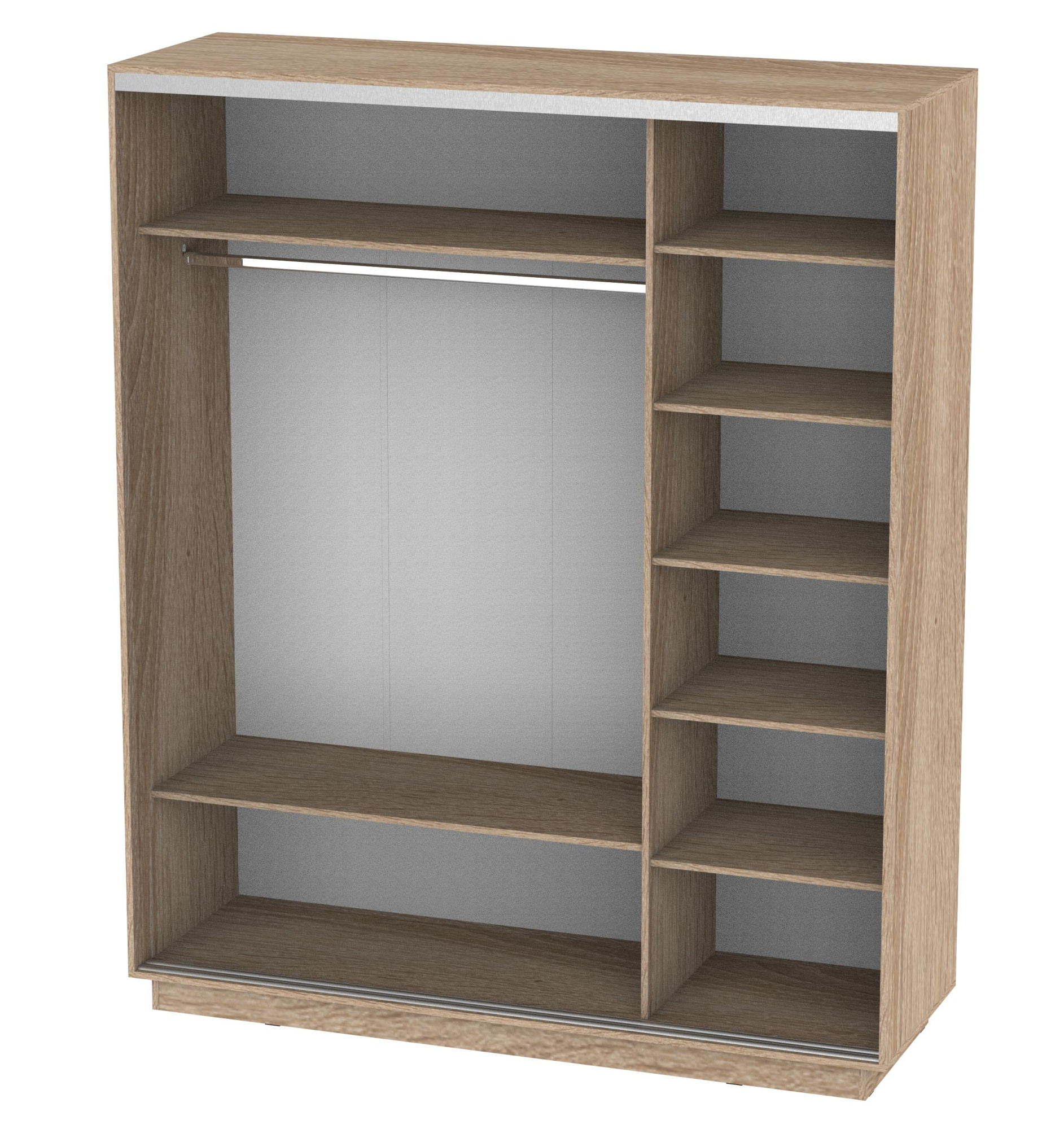 Корпус шкафа ТАНДЕМ 1816х2200х600 дуб молочный