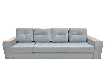 Диван Монтана Д3/Д1 Тк. Велюр Snow 20 4 кат ЭКО