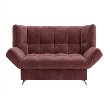 Диван Клик-кляк 8 ДК прямой Тк.SELFIE Wood rose коричневый 2 кат Апогей