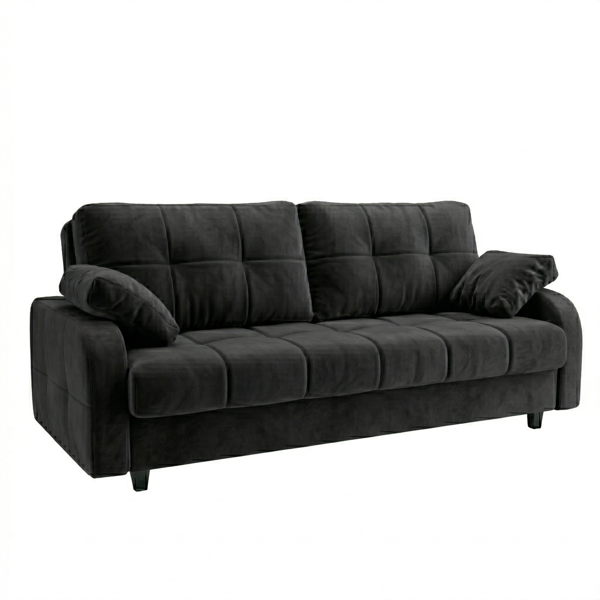 Диван Финка-4.1 ДК прямой Тк.Боска VL-1912-26 (графитовый) 1 кат Апогей