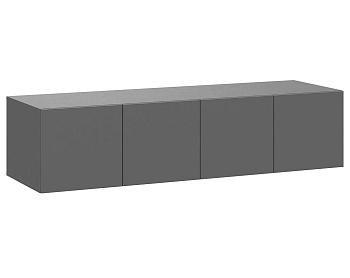 Шкаф "ШК 5" (1600 Антресоль) Графит серый NN