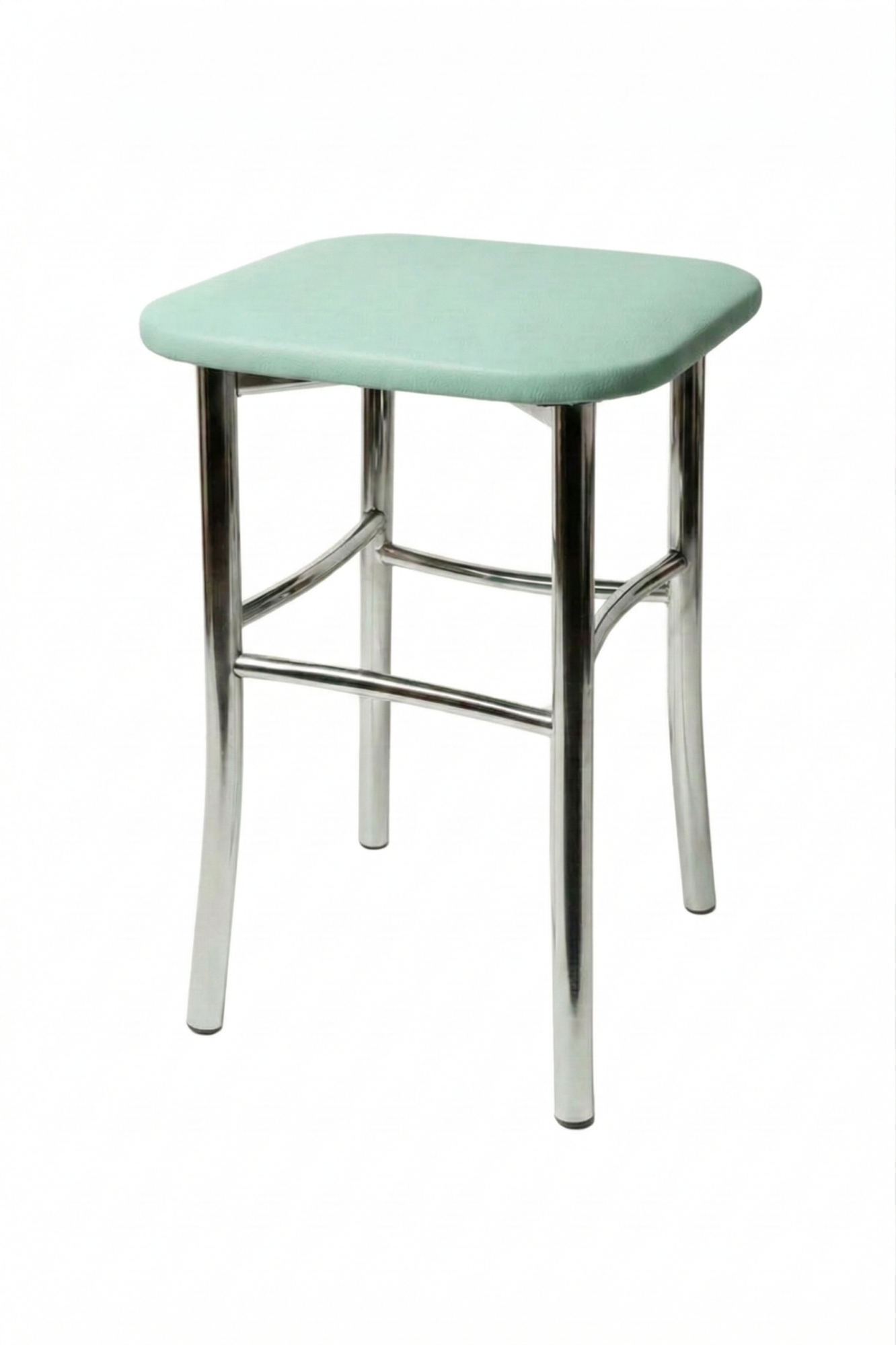 Табурет хром "Классик" (Блисс кожзам мята)