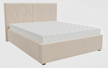 Кровать Рица-1 1,4*2,0 с П.М. Тк. Шторм 001 1 кат  Апогей