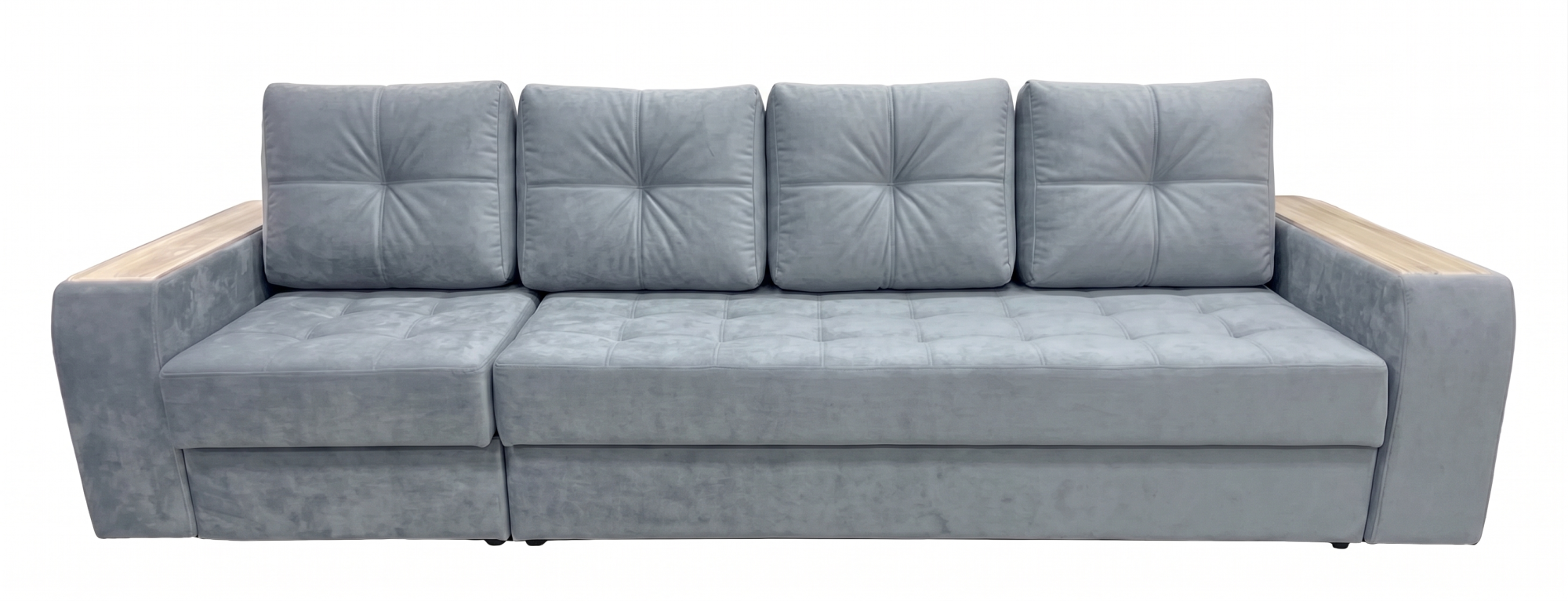 Диван Монтана Д3/Д1 Тк. Велюр Snow 20 4 кат ЭКО