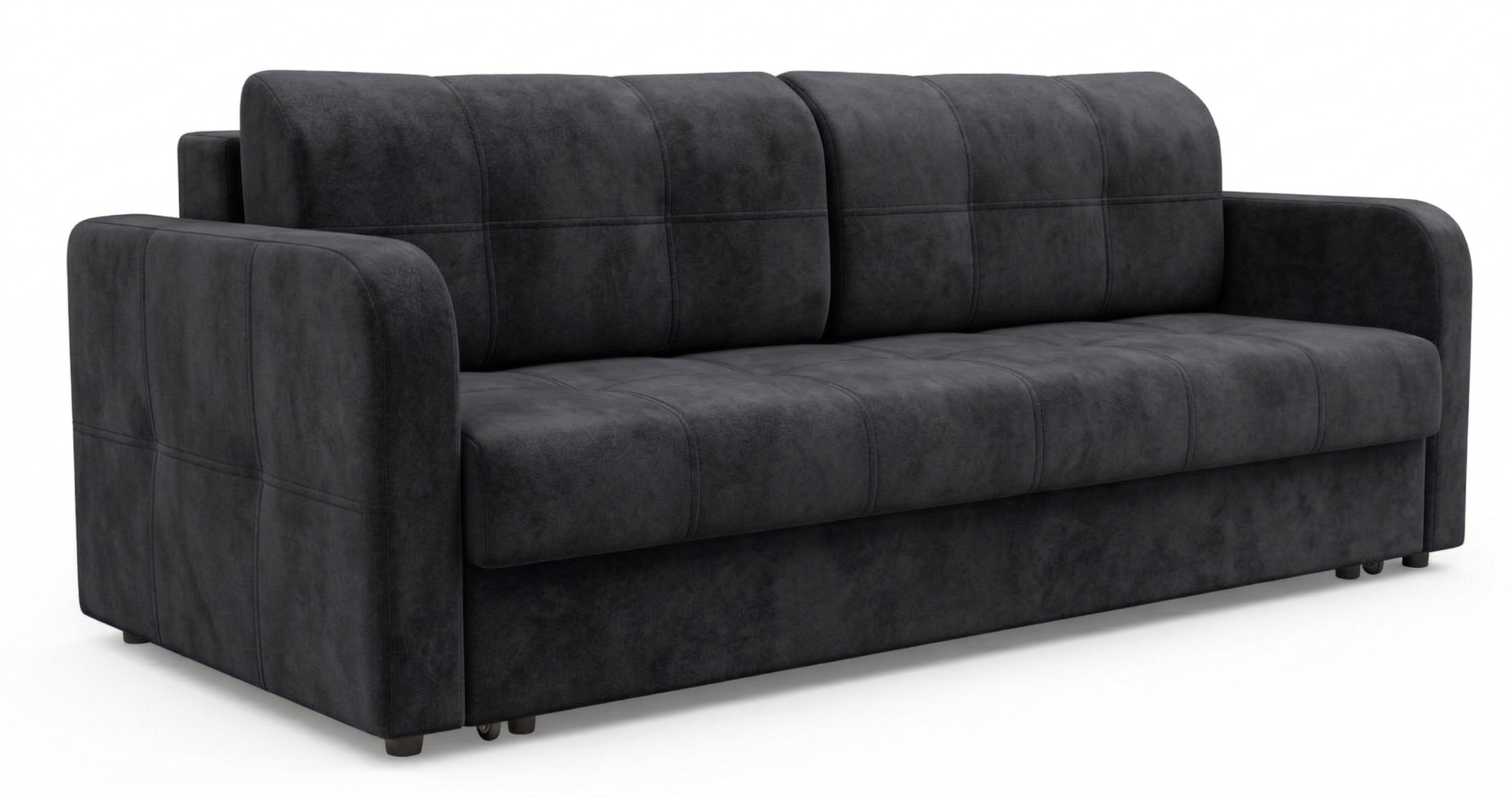 Диван Адель-4 МДК-Д прямой Тк.Monaco 07 Grafit 1 кат Апогей