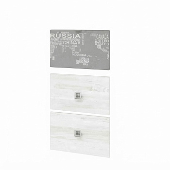 Поло Фасад №01/3 Комод 500 (серый графика)