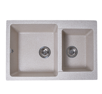 Кухонная мойка S-32 (лён) матовый