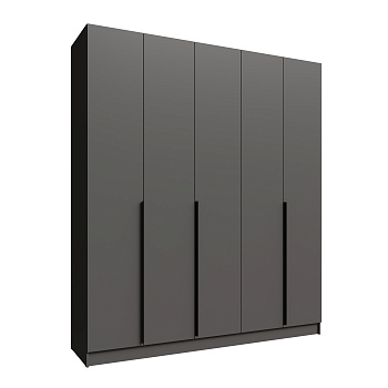 Шкаф Мадрид (2,0) с 3 ящ. внутри без зеркала графит серый