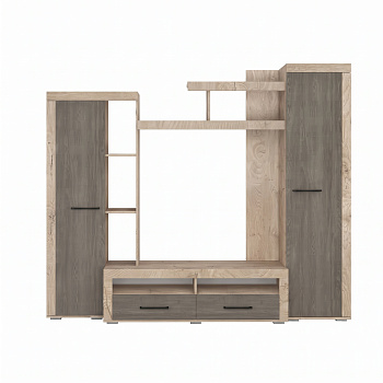Гостиная Марсель-4 дуб эндгрейн/ясень анкор темный