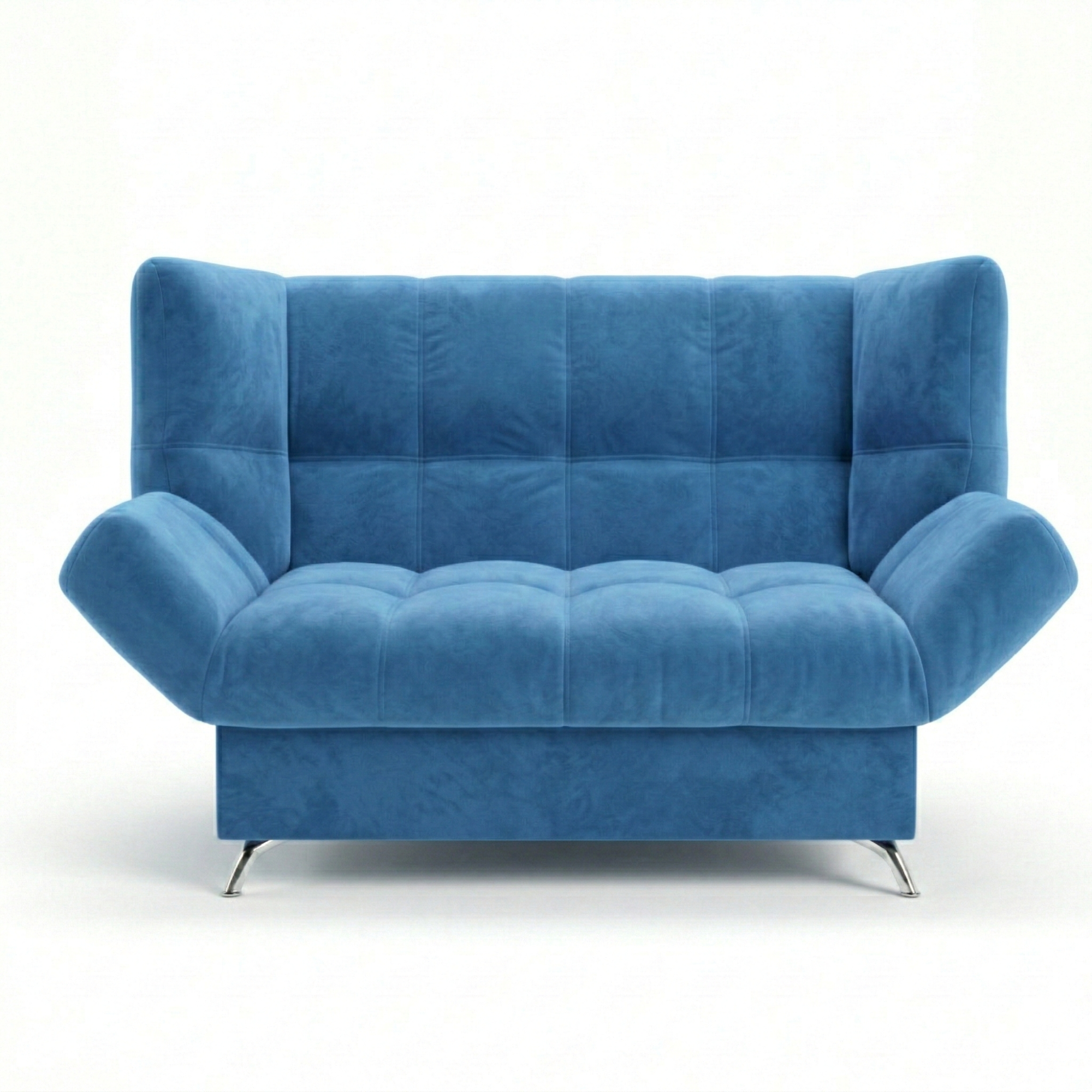 Диван Клик-кляк 8 ДК прямой Тк.Зодиак 754 голубой 1 кат Апогей