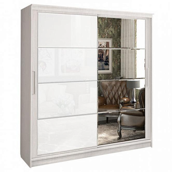 Шкаф-купе 2,0м Танго-2/Крафт-6 Анкор светлый МИР (уценка)