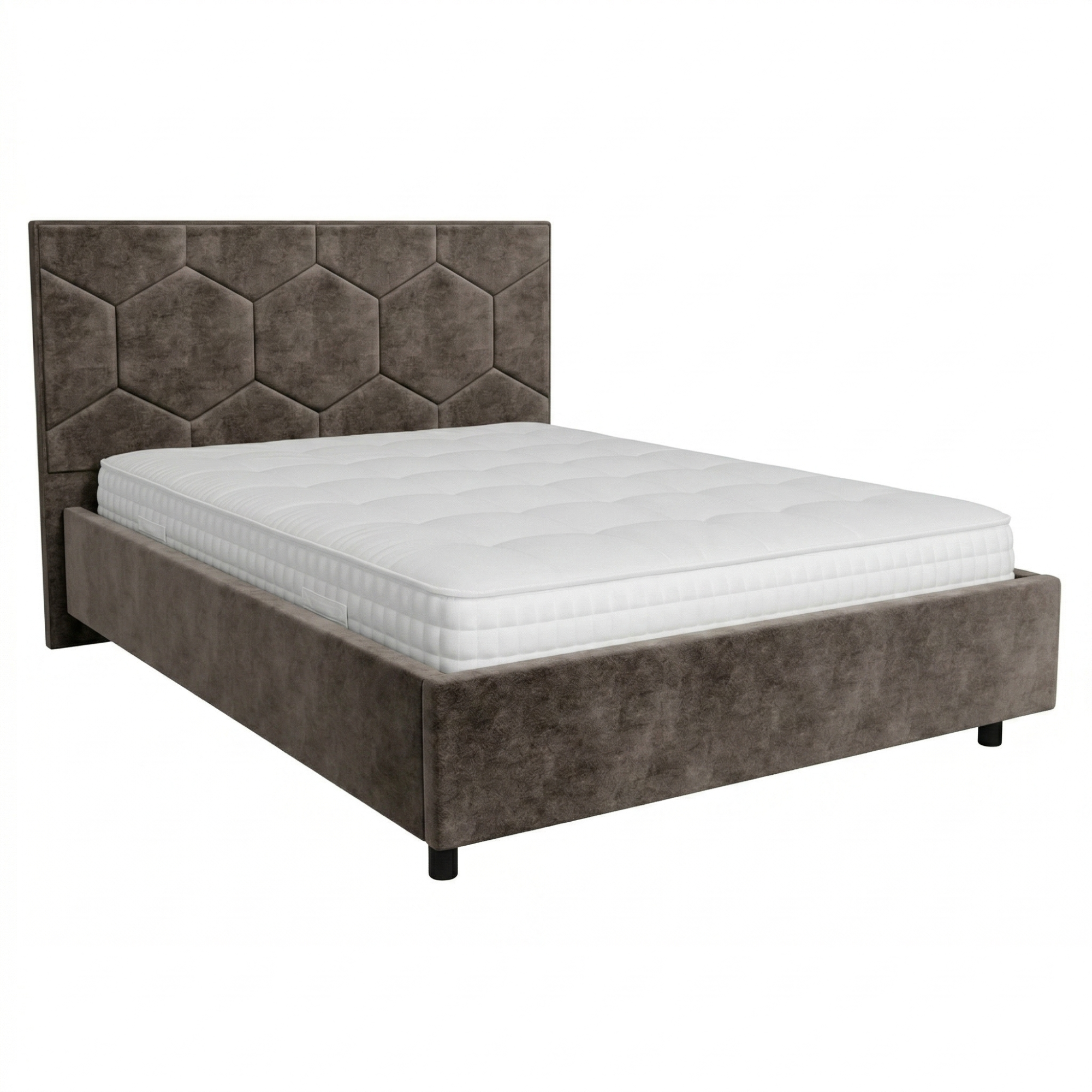 Кровать Соты-3 1,6*2,0 с П.М. Тк.Sensey Koriza 3 кат  Апогей