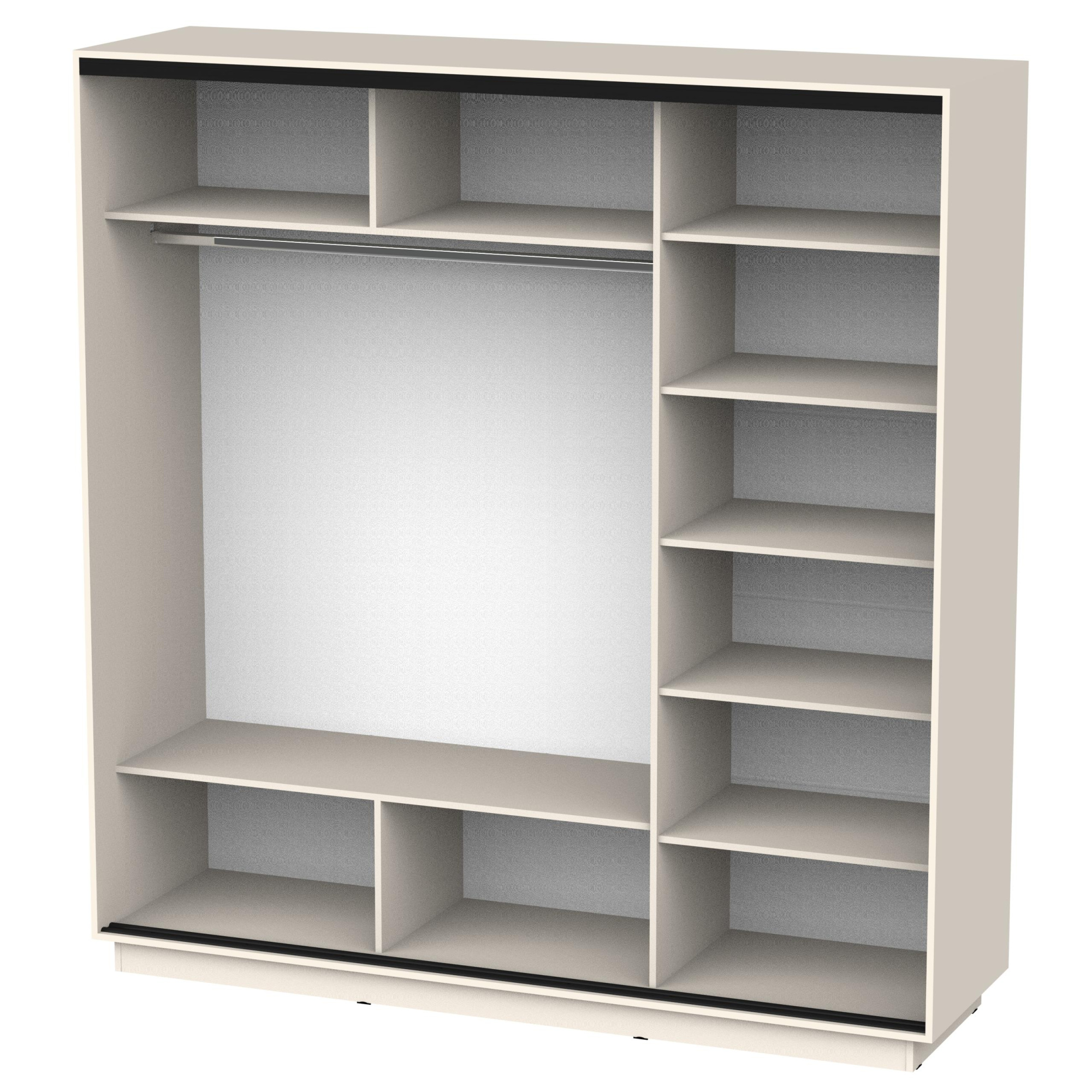 Корпус шкафа ЭЛЕГАНТА 2100х2200х600 кашемир