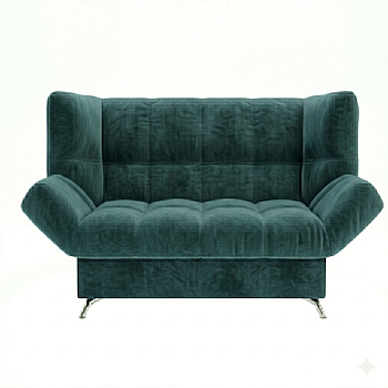 Диван Клик-кляк 8 ДК прямой Тк.CONNECT 60 UNIQ изумруд 1 кат Апогей