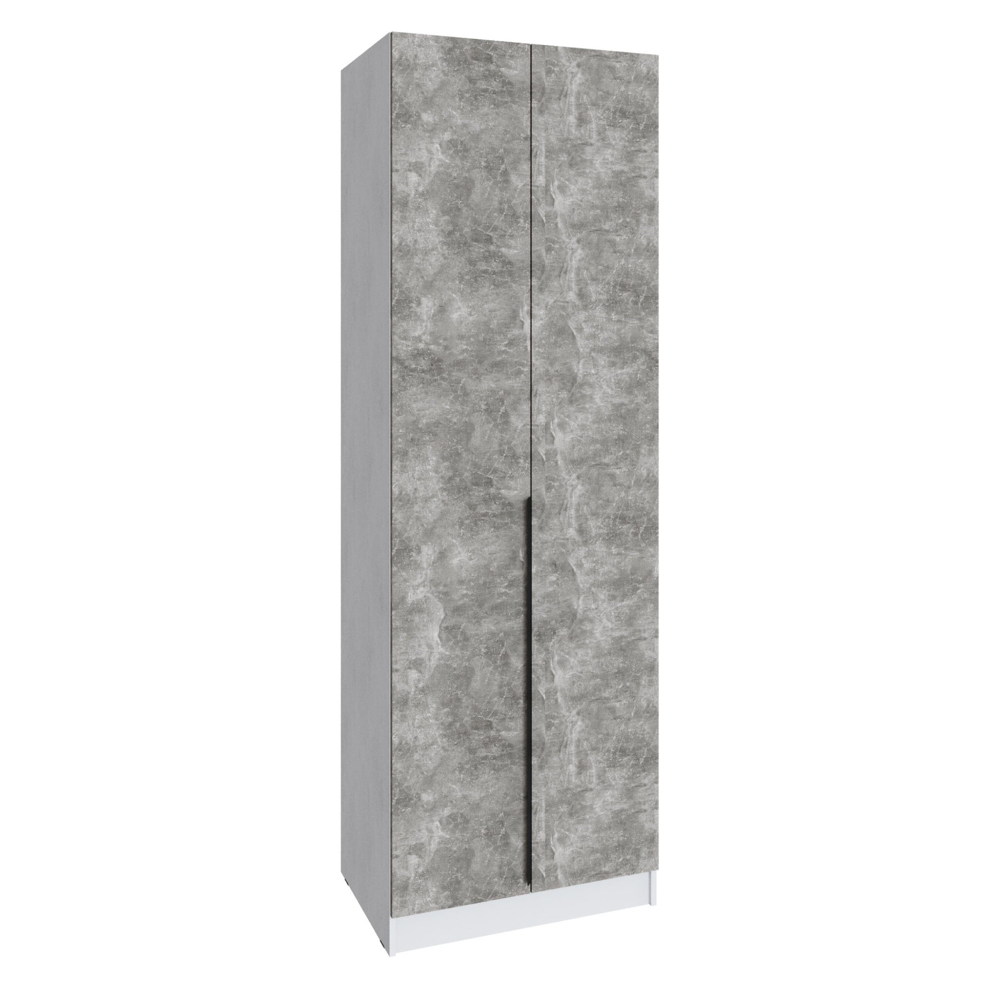 Шкаф Мадрид (0,9) без зеркала белый/ателье светлое Шкаф Мадрид (0,9) без зеркала белый/ателье светлое