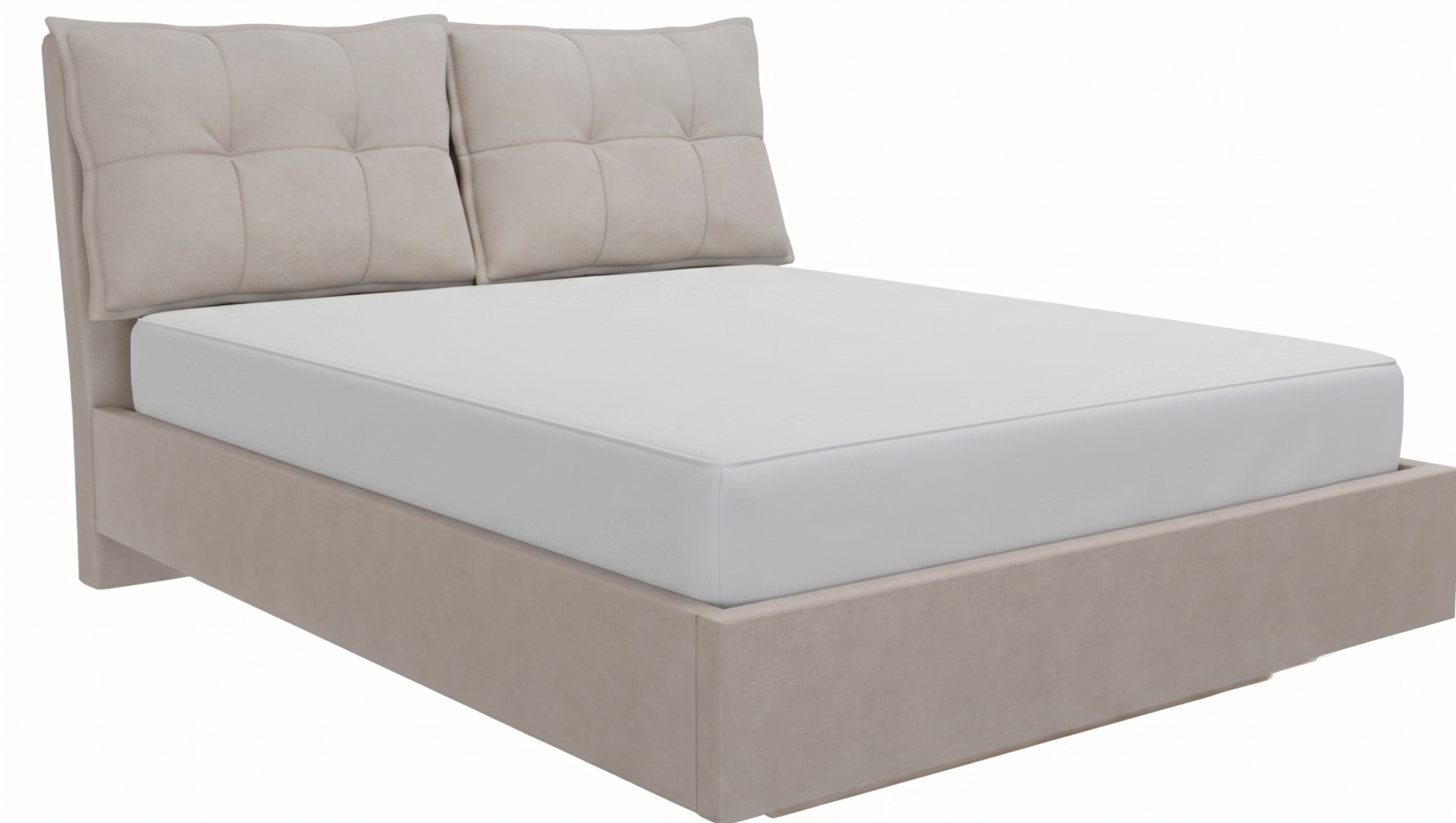 Кровать Карина Air (Релакс) (160*200, с ПМ (Калифорния 06)) светло-серый