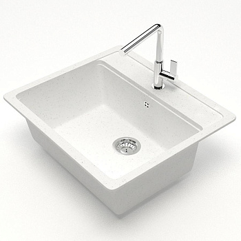 Мойка мат. Модель 9/G31 (бел) ZETT lab.