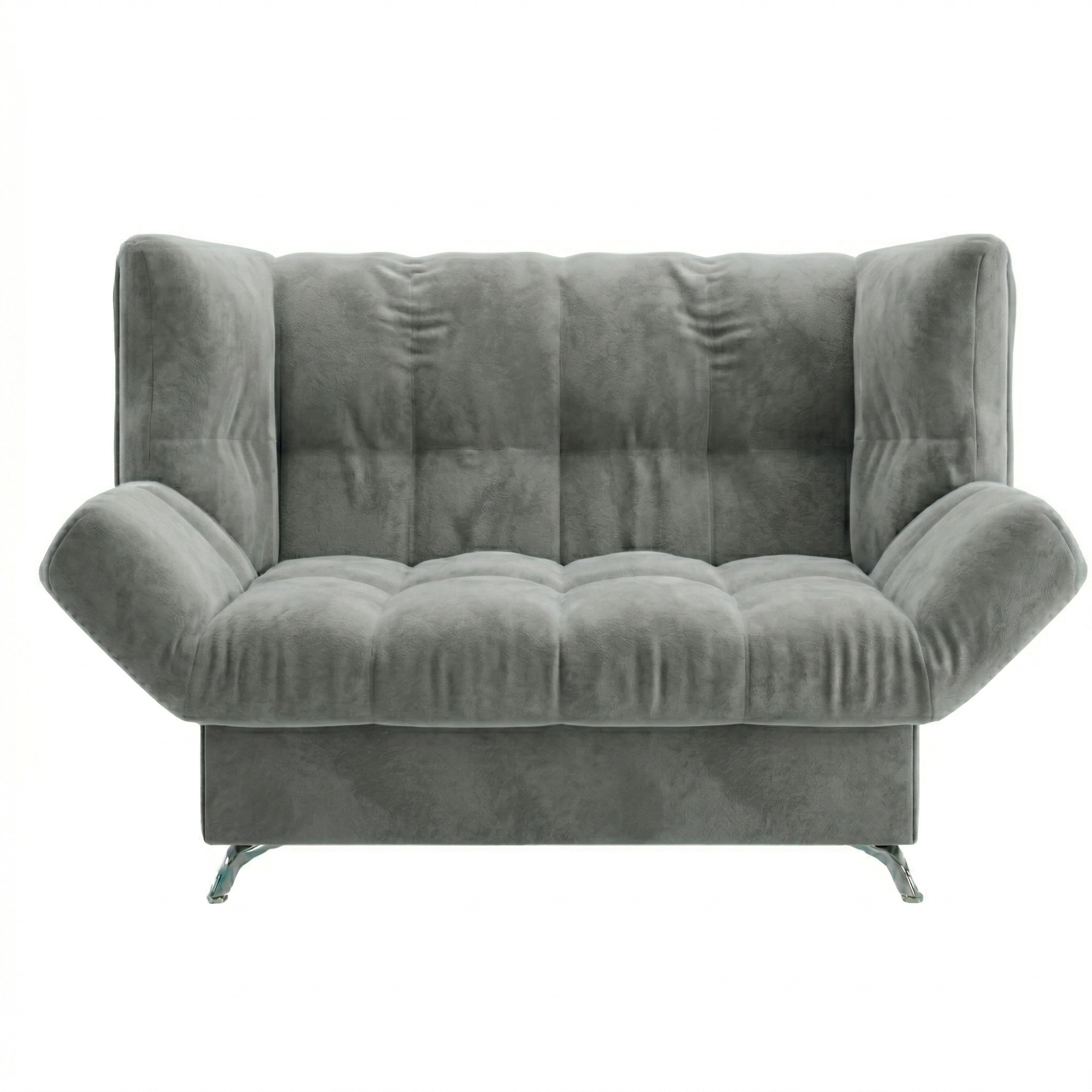 Диван Клик-кляк 8 ДК прямой Тк.Joy 14 серый 1 кат Апогей