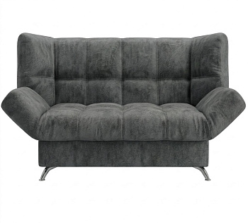 Диван Клик-кляк 8 ДК прямой Тк.Joy 13 темно-серый 1 кат Апогей