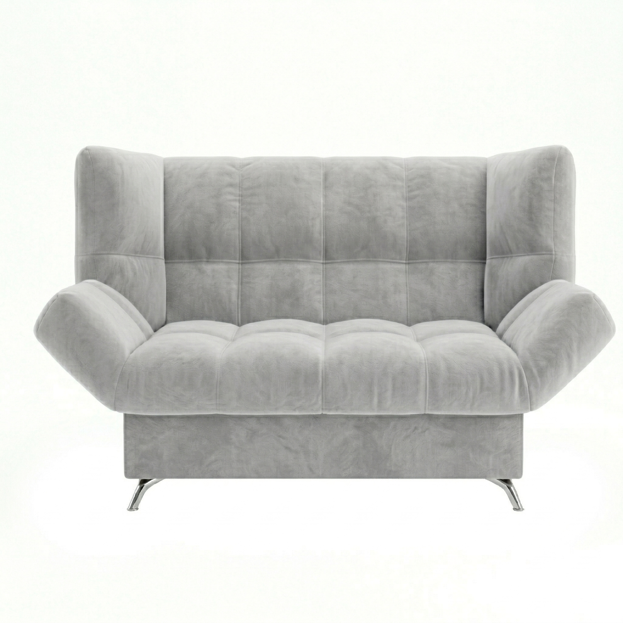 Диван Клик-кляк 8 ДК прямой Тк.Афина VL-2004-08 светло-серый 2 кат Апогей