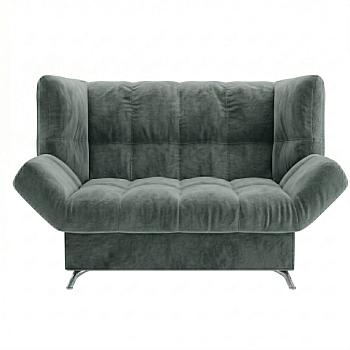 Диван Клик-кляк 8 ДК прямой Тк.LUMA 14 серый 2 кат Апогей