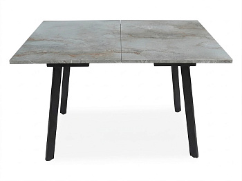 Стол Олимп раздвижной 1200(1530)*800 ноги лофт черные Черное Пл.3076 Марфил Висма